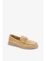 Dámské mokasíny Žluté s přezkou Belinae