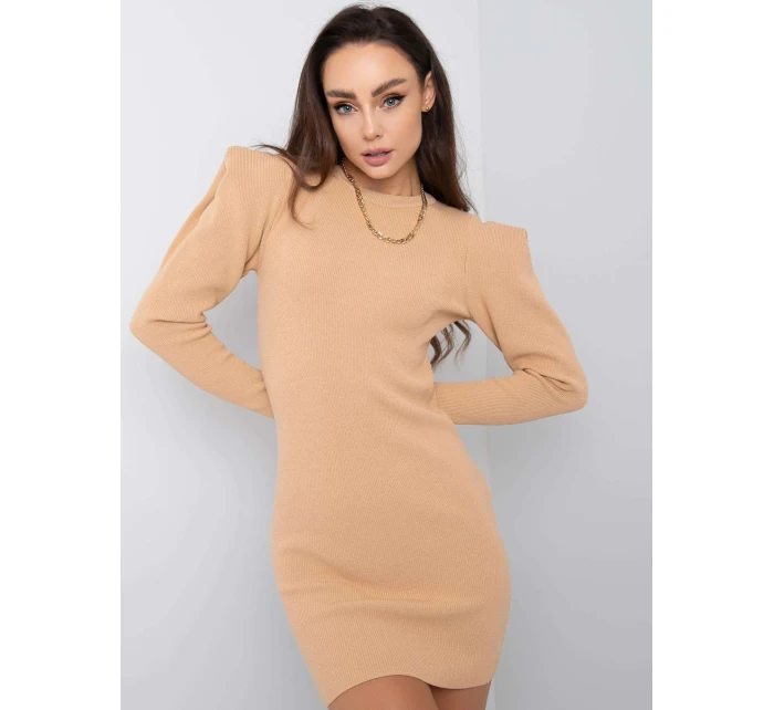 Šaty 269 SK model 14839950 velbloud - FPrice Šaty 269 SK model 14839950 velbloud - FPrice