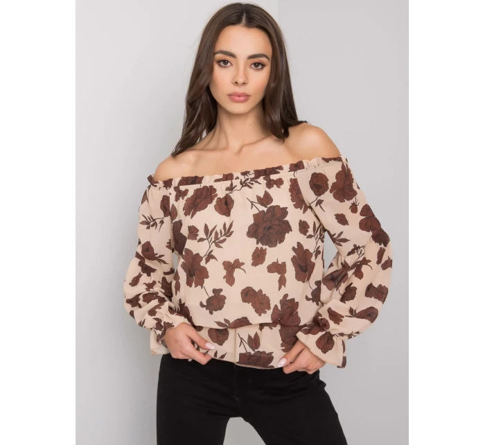 Blúzka DHJ BZ 15168.15P béžová Blúzka DHJ BZ 15168.15P béžová