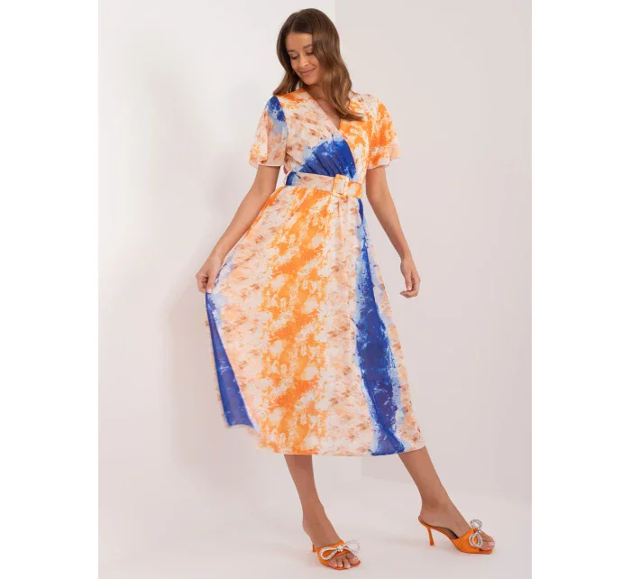 Šaty DHJ SK 15967 2.86 oranžová Šaty DHJ SK 15967 2.86 oranžová