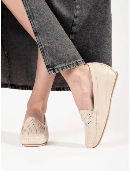 Exkluzívní polobotky dámské hnědé model 20898276 - GOODIN Exkluzívní polobotky dámské hnědé model 20898276 - GOODIN