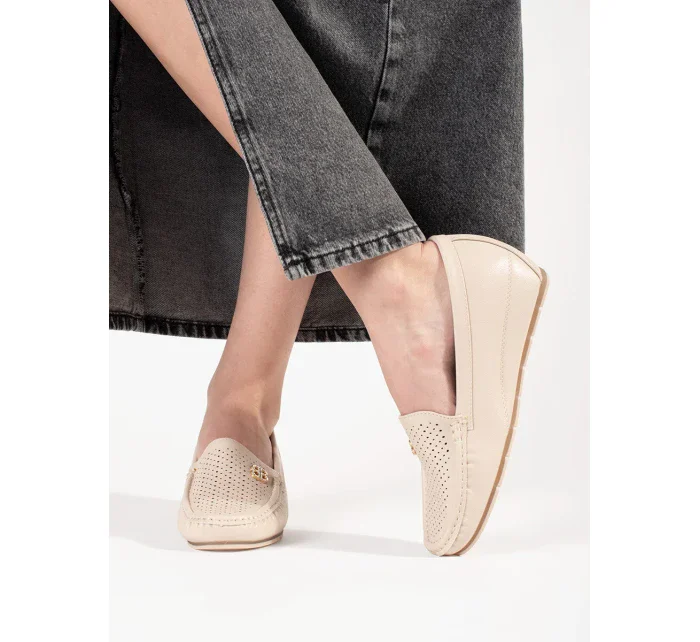 Exkluzívní polobotky dámské hnědé model 20898276 - GOODIN Exkluzívní polobotky dámské hnědé model 20898276 - GOODIN