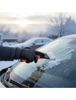 ŠKRABKA NA SKLO 25 CM DUNLOP ČERVENÁ