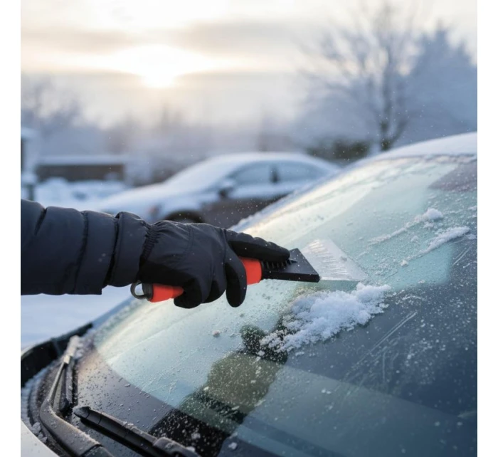 ŠKRABKA NA SKLO 25 CM DUNLOP ČERVENÁ