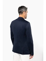 Kariban K 6132 Pánsky blejzer 20.6132 tmavomodrá melírovaná