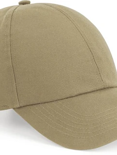 Beechfield B 54N 6-panelová čiapka z bio bavlny 53.0054 desert sand