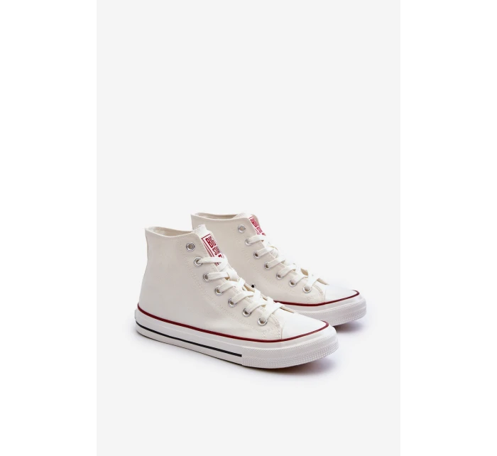 Wysokie Trampki Męskie Big Star NN174104 Białe