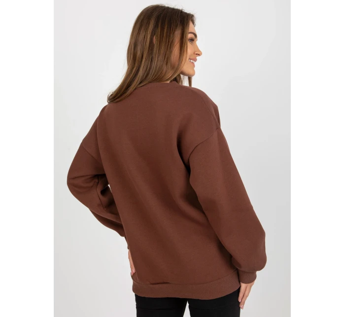 Mikina EM BL 617 7.27 tmavo hnedá