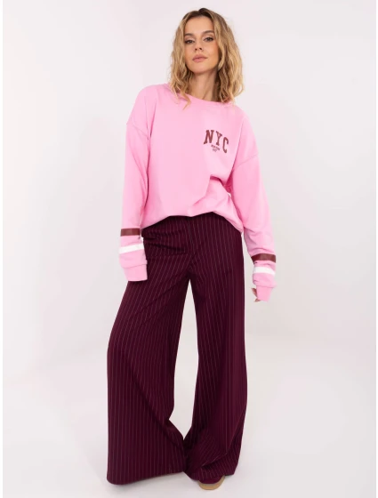 Mikina MJ BL H2496.27 svetlo ružová