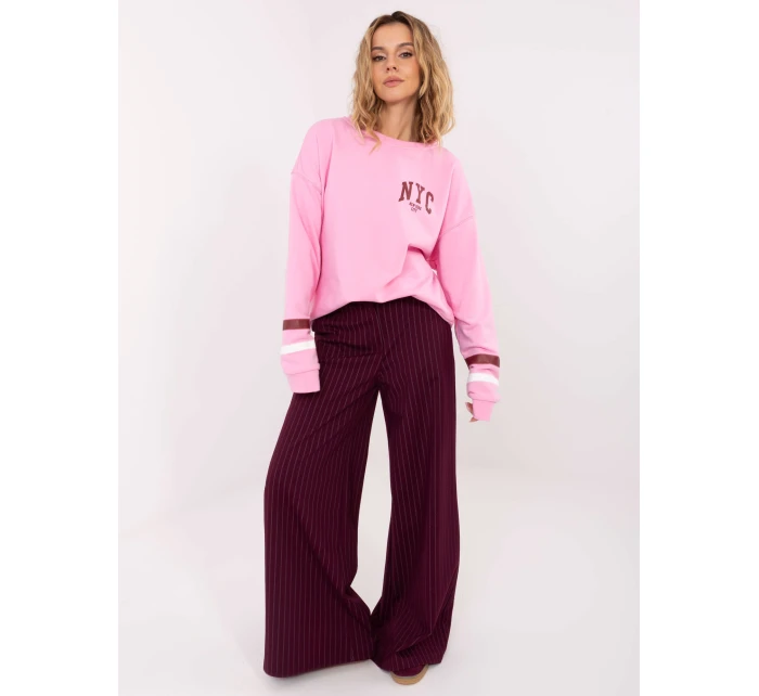 Mikina MJ BL H2496.27 svetlo ružová