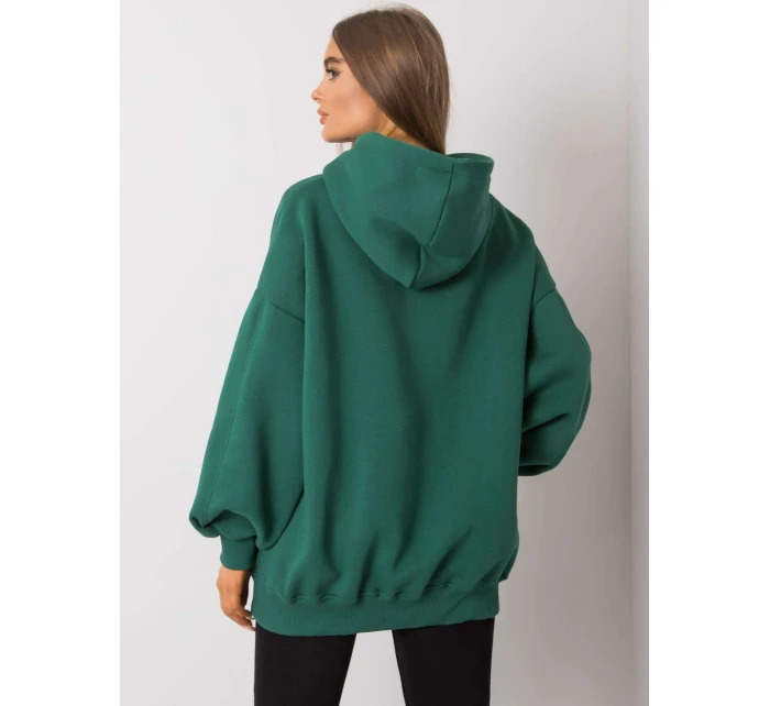 Mikina RV BL 6989.37X tmavo zelená