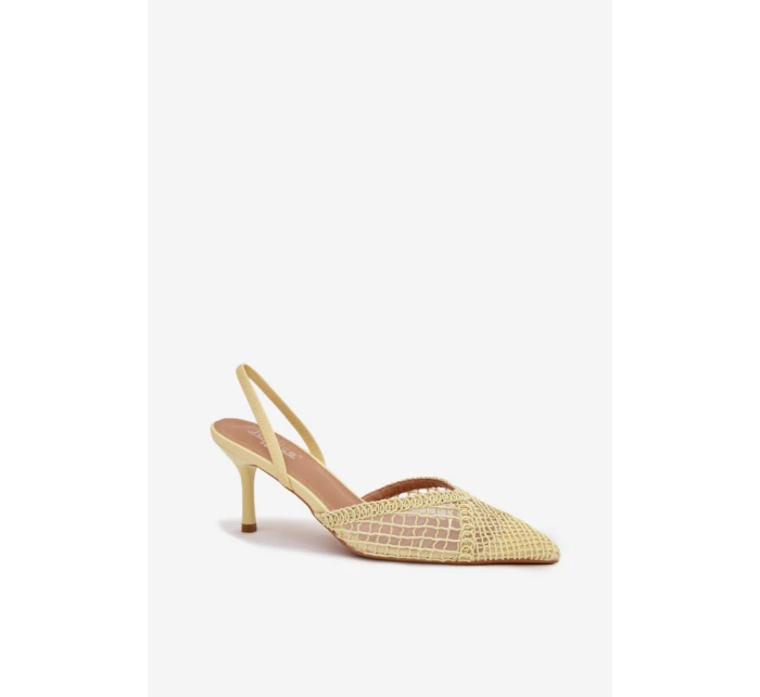 Sandále na podpätku model 224495 Vykročte štýlovo Sandále na podpätku model 224495 Vykročte štýlovo