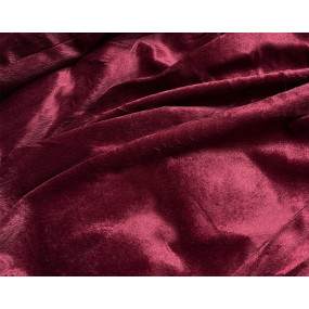 Dámska páperová zimná bunda vo vínovej bordovej farbe (2M-051)