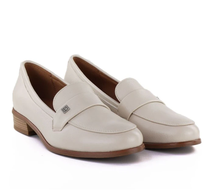 Dámské polobotky beige model 22015167 - Potocki Dámské polobotky beige model 22015167 - Potocki