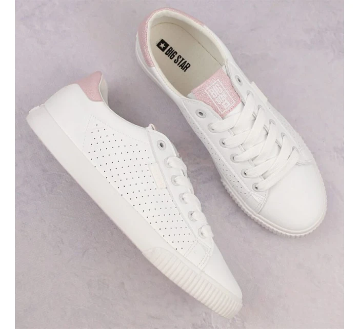 W model 20773180 Bílé nízké tenisky - Big Star