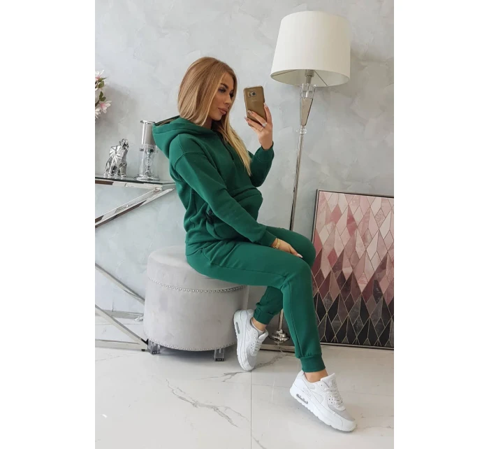 Izolovaná sada s ozdobným vreckom zelená