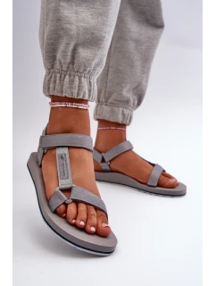 Damskie Sportowe Sandały 4FRSS24FSANF054-20S Szare