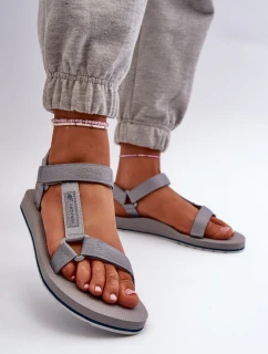 Damskie Sportowe Sandały 4FRSS24FSANF054-20S Szare