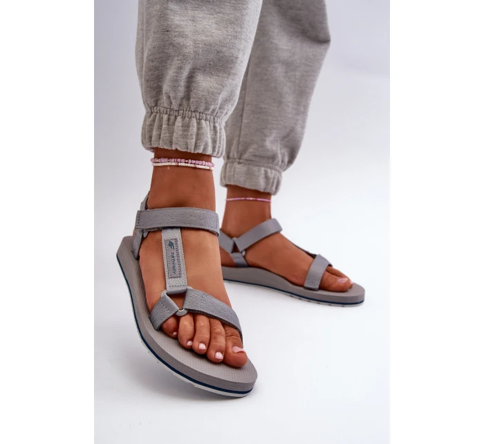 Damskie Sportowe Sandały 4FRSS24FSANF054-20S Szare