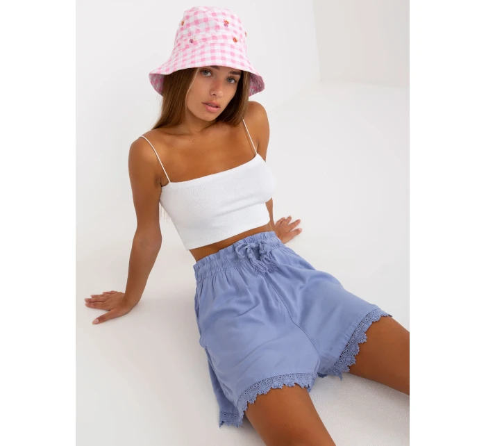 Šortky D73761M62233KA1 svetlo modré