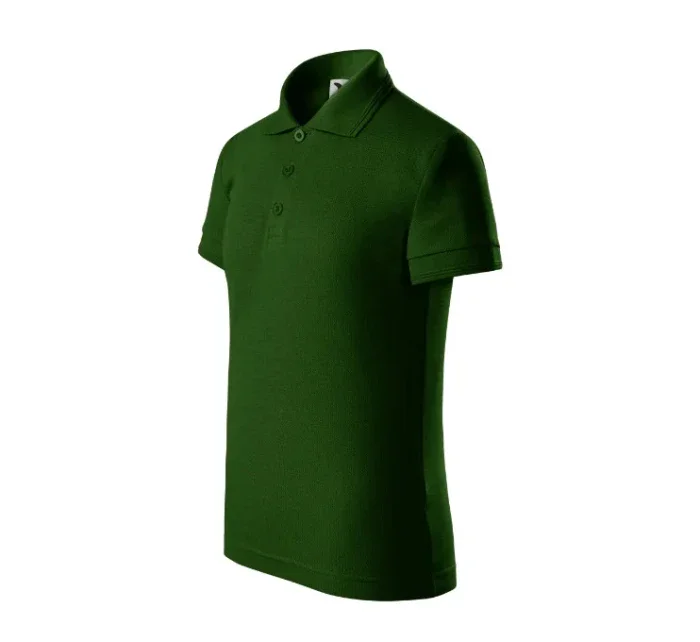 Detské tričko Pique Polo fľaša zelená