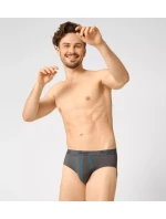 Pánske nohavičky Start Midi C2P box - HNEDÁ - SVETLÁ KOMBINÁCIA - čierna a sivá M003 - SLOGGI