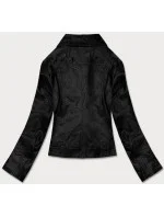 Čierna dámska bunda ramoneska (BN-20025-1)