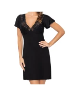 Dámska nočná košeľa Luiza čierna - Donna