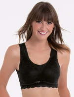 Esenciálna čipkovaná braletka s penovou výplňou 5400 black - Anita Classix