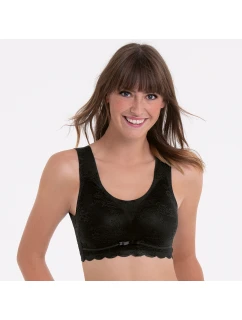 Esenciálna čipkovaná braletka s penovou výplňou 5400 black - Anita Classix