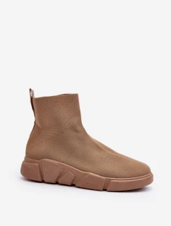 Dámské sportovní boty se béžové model 21647856 - Boto