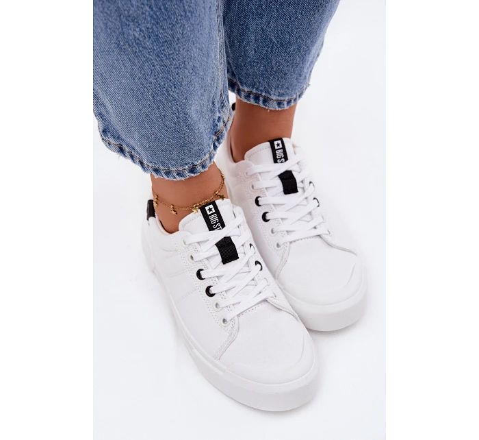 Dámské tenisky Big Star NN274444 Memory Foam systém Bílé Dámské tenisky Big Star NN274444 Memory Foam systém Bílé