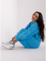 Sweter AT SW model 21793735 niebieski - FPrice Sweter AT SW model 21793735 niebieski - FPrice