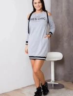 Dámske šaty 62182 Grey - Kesi