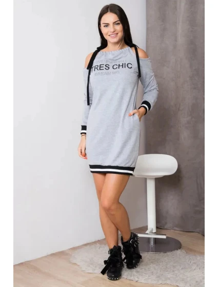 Dámske šaty 62182 Grey - Kesi Dámske šaty 62182 Grey - Kesi