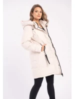 Dámsky kabát L22055-W24 béžový J-ASPEN - Volcano