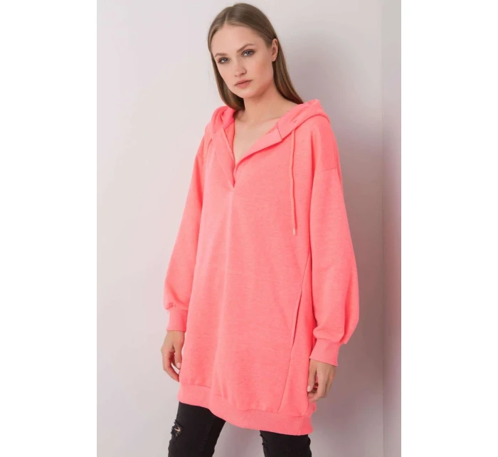 Dámska mikina Model EM-BL-ES-21-528.12X Fluo Pink - Ex Moda Dámska mikina Model EM-BL-ES-21-528.12X Fluo Pink - Ex Moda