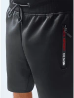 Pánské černé teplákové šortky Dstreet model 21968838 - FashionStreet Pánské černé teplákové šortky Dstreet model 21968838 - FashionStreet