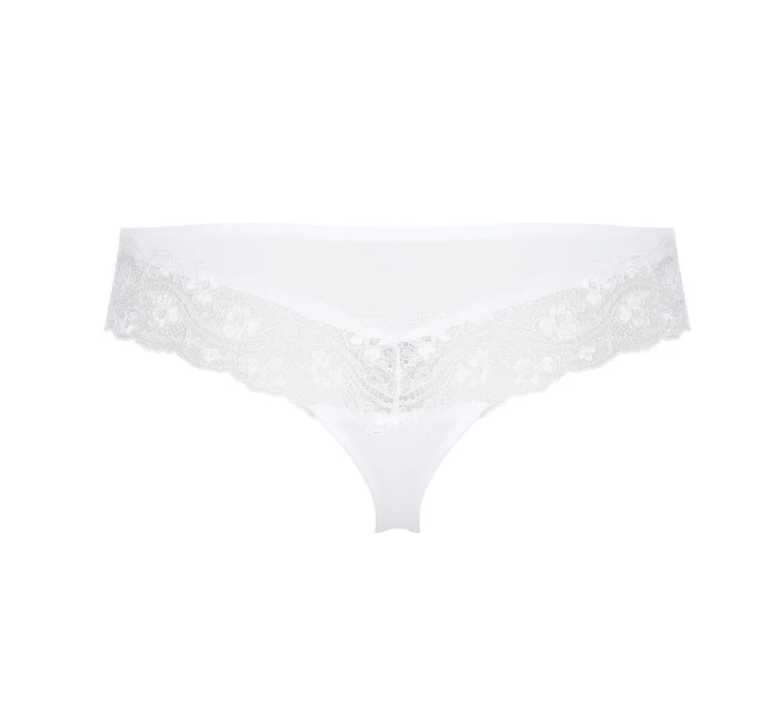 Dámske tangá Lovely Micro Brazilian String biela - TRIUMPH