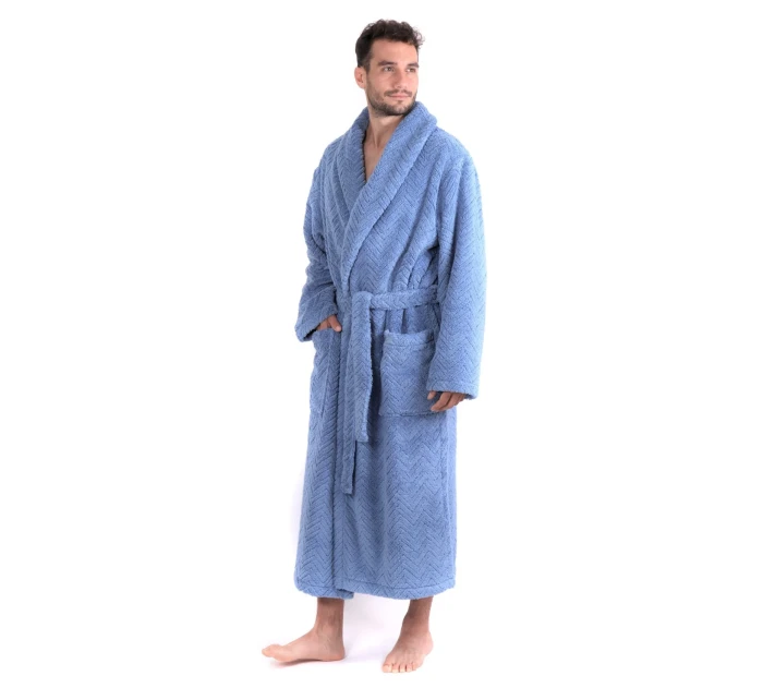 Unisex župan Athena 2116 denim light - Vestis Unisex župan Athena 2116 denim light - Vestis