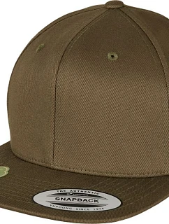 6 panelová Snapback bio kšiltovka  olive model 22482439 - Flexfit