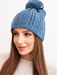 Fleecová čepice  hnědá model 21865228 - K-Fashion