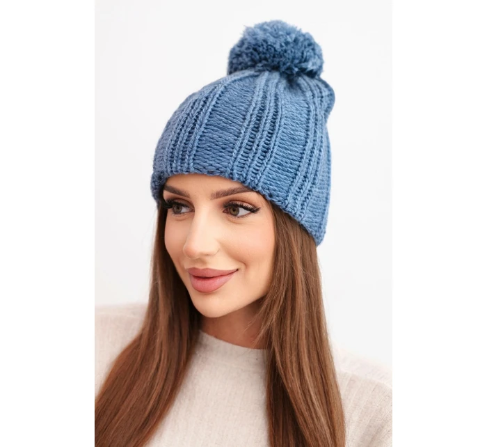 Fleecová čiapka Idalia K284 denim