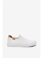 Dámské Tenisky SlipOn Big Star model 21693204 Bílé - Big Star Shoes Dámské Tenisky SlipOn Big Star model 21693204 Bílé - Big Star Shoes