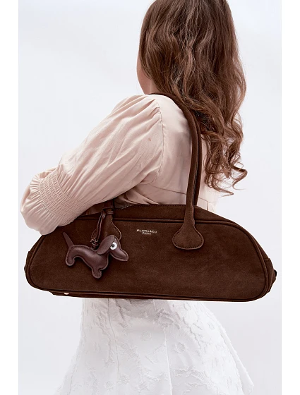 Shopper kabelka z eko semiše Camel model 22111636 - Flora&Co Shopper kabelka z eko semiše Camel model 22111636 - Flora&Co