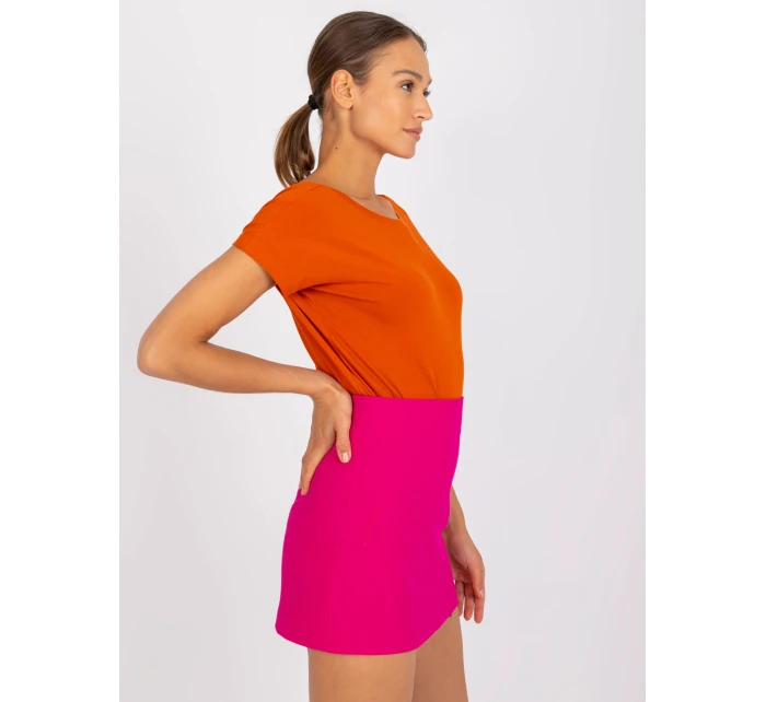 Tričko RV TS 4662.39P tmavo oranžové Tričko RV TS 4662.39P tmavo oranžové