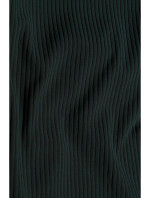 M542 Pletené šaty s rolákom - zelené