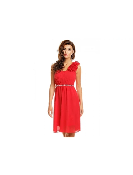 Dámské společenské šaty s ramenem Gemini model 17530944 - FPrice Dámské společenské šaty s ramenem Gemini model 17530944 - FPrice