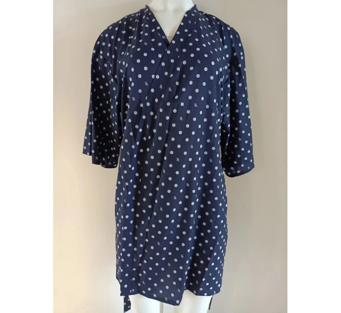 Dámske plážové Pareo4 D80GR7 tmavo modro-biele - Self