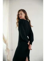 Dámske šaty v tvare morskej panny K143 čierne - Makover